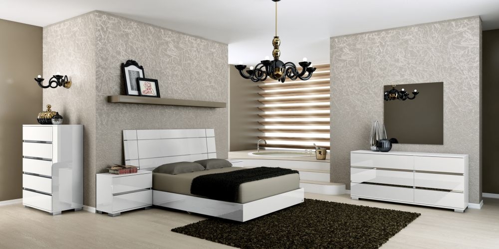 Product photograph of Status Dream Night White Italian Bed from Choice Furniture Superstore.